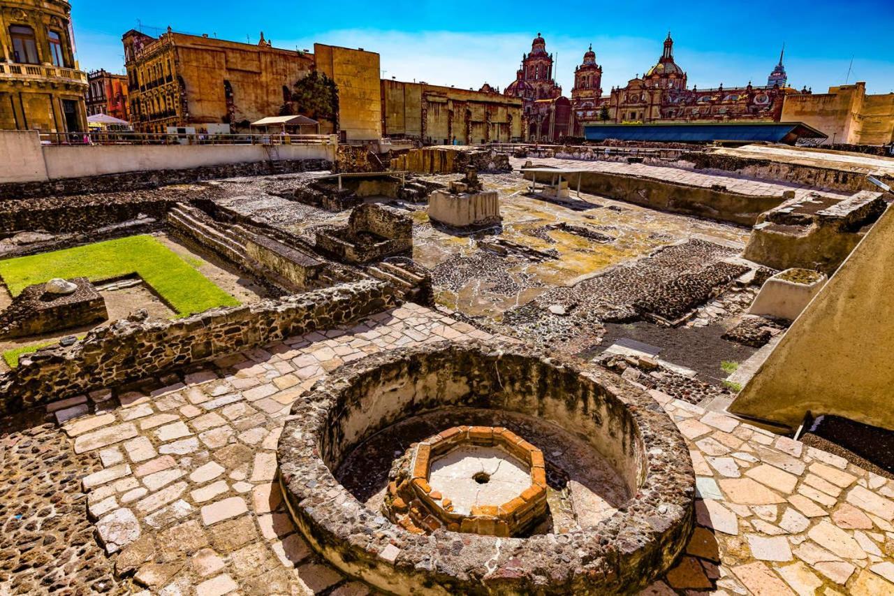 Hotel Templo Mayor Kota Meksiko Bagian luar foto