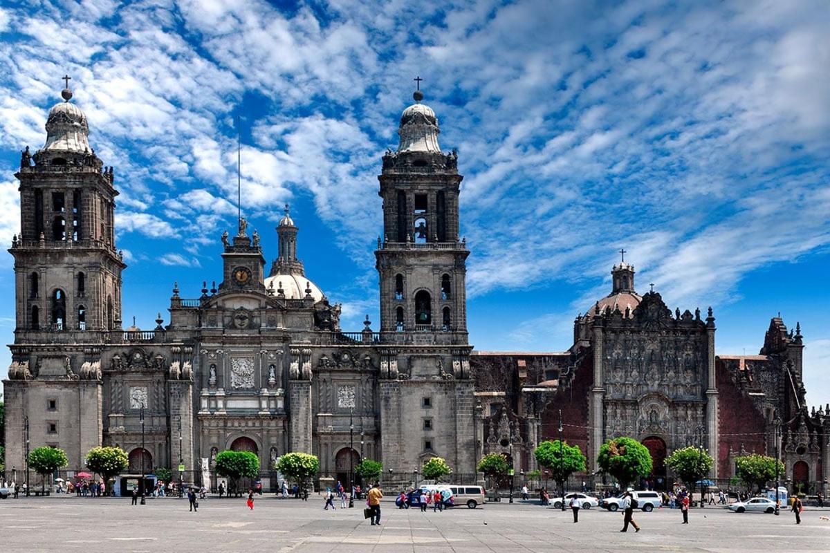 Hotel Templo Mayor Kota Meksiko Bagian luar foto