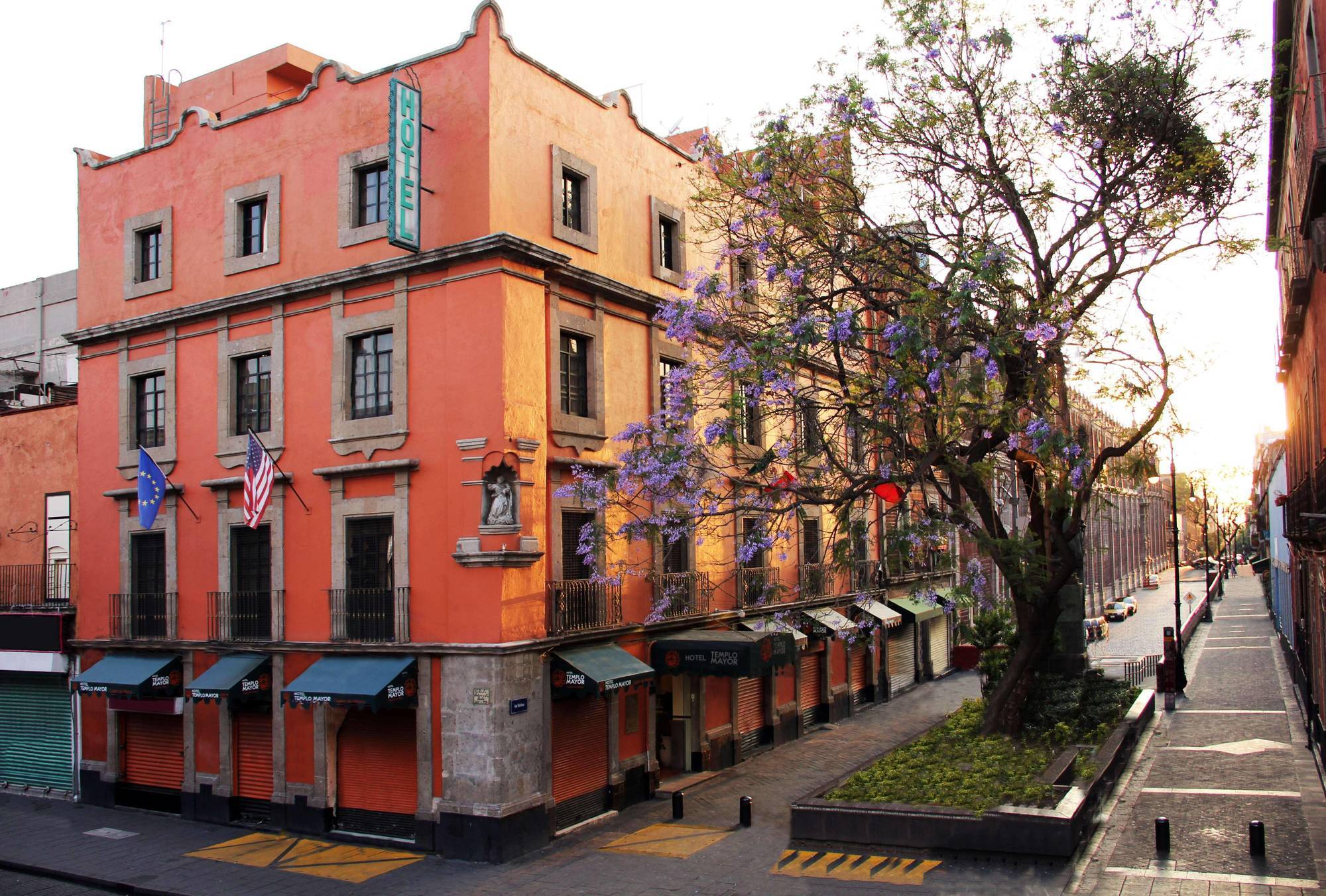 Hotel Templo Mayor Kota Meksiko Bagian luar foto